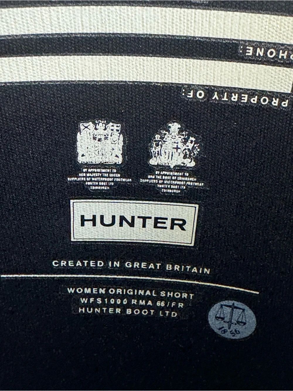 HUNTER | NEW Original Short Black Mid-Calf Waterproof Rain Boots Women’s Size 8 - Picture 11 of 13